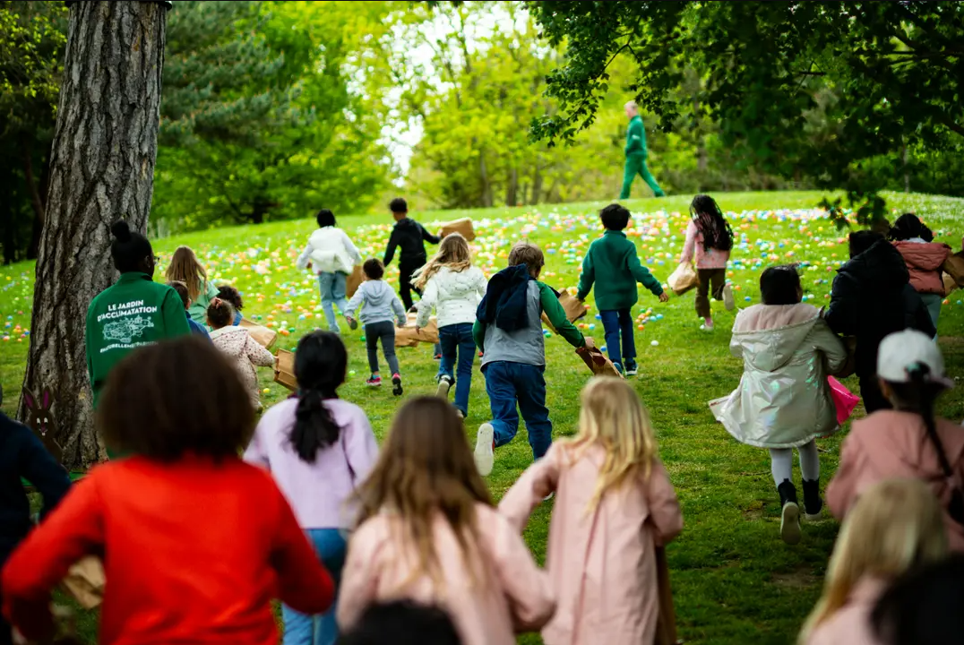 La chasse aux oeufs du Jardin d'Acclimatation © DR