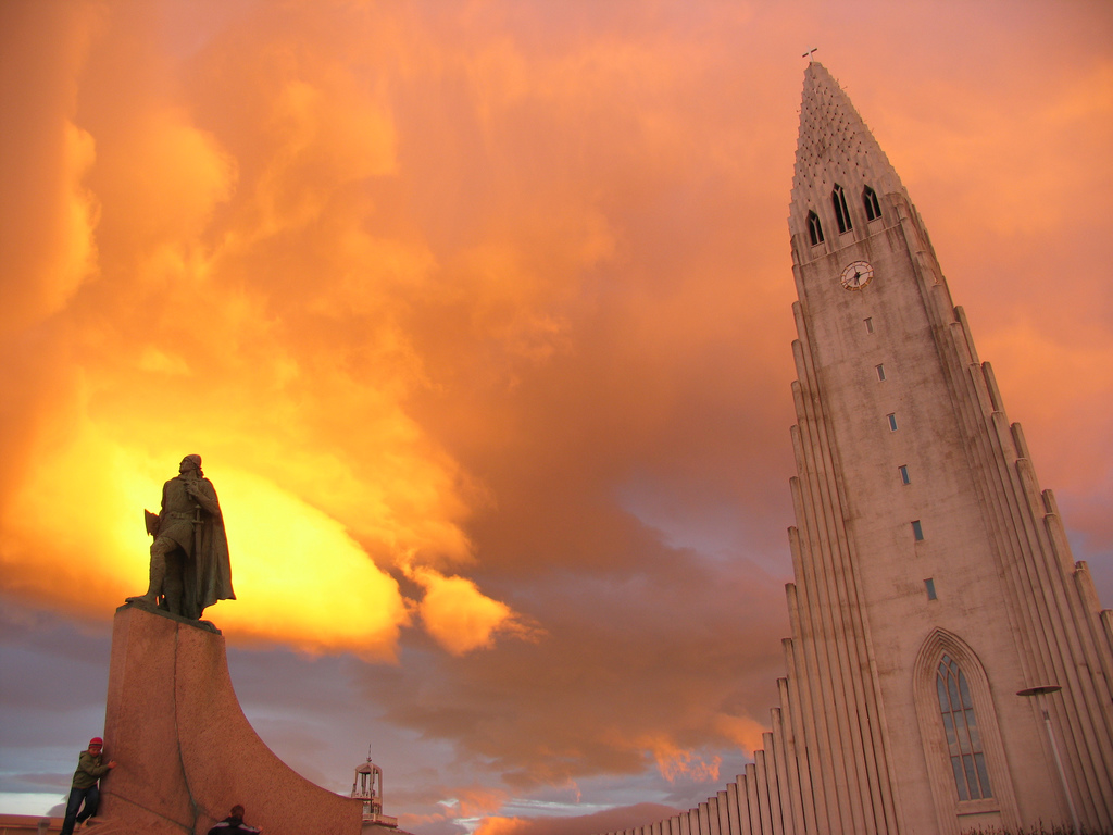 L'Église Hallgrim Hallgrimskirkja à Reykjavik © DR