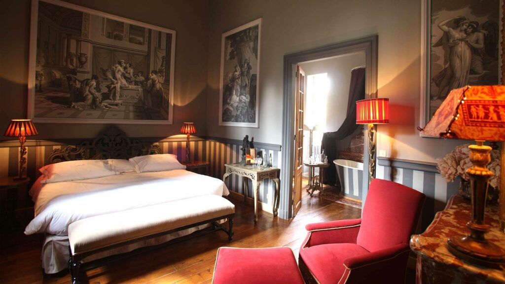 Chambre de luxe au sein de l'hôtel © Jardins Secrets