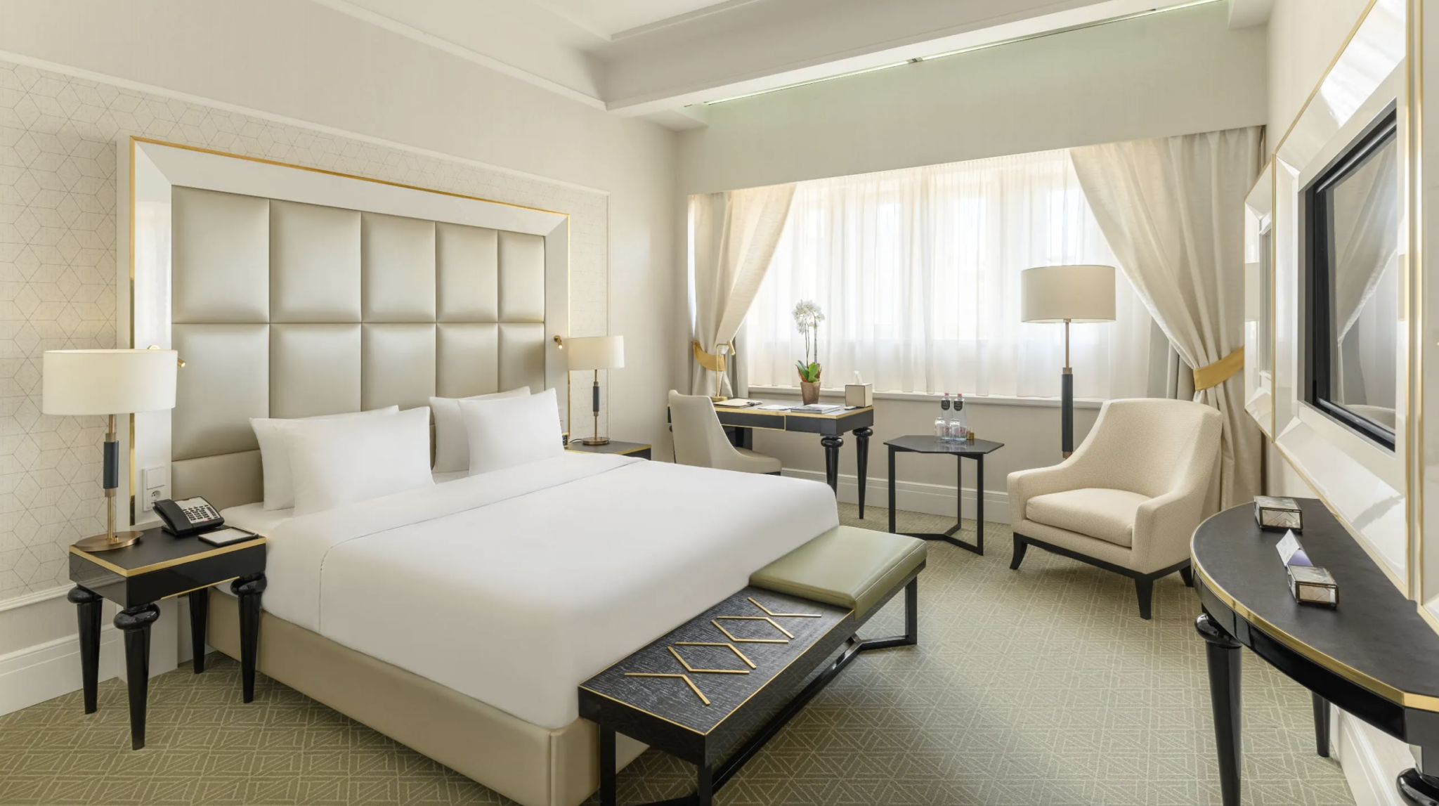 Une des chambres de l'hôtel © Párisi Udvar Hotel Budapest
