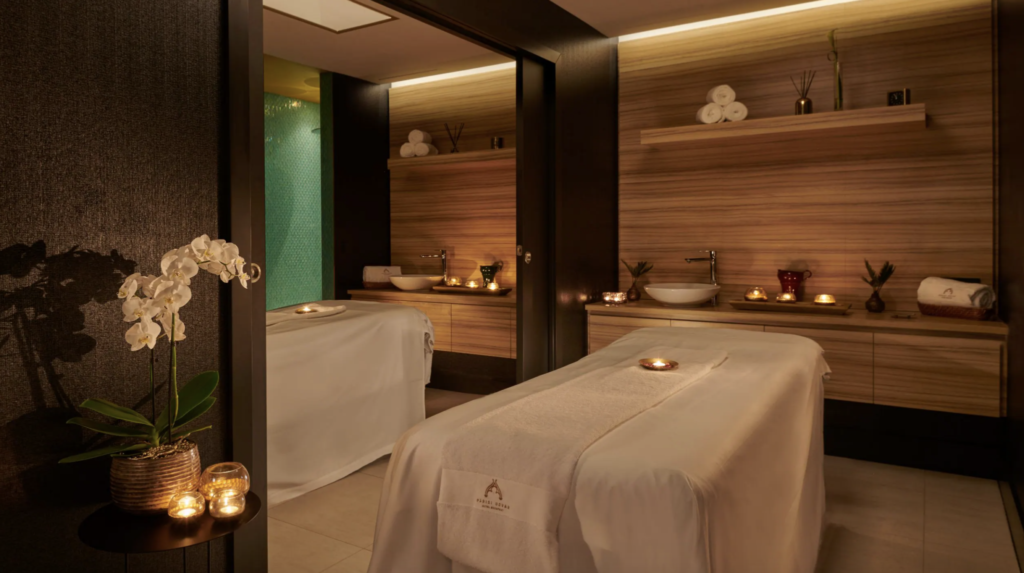 Une des cabines de soin du Zafír Spa © Párisi Udvar Hotel Budapest