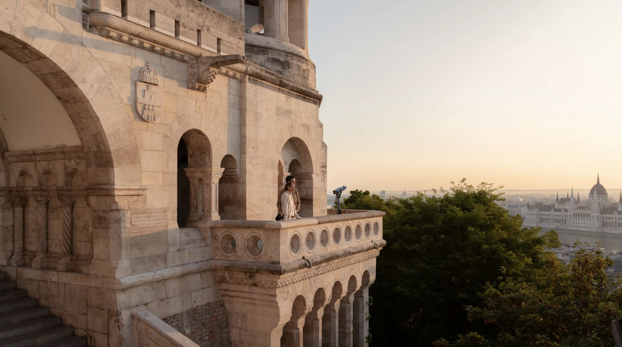 Un des plus beaux points de vue de Budapest © Párisi Udvar Hotel Budapest