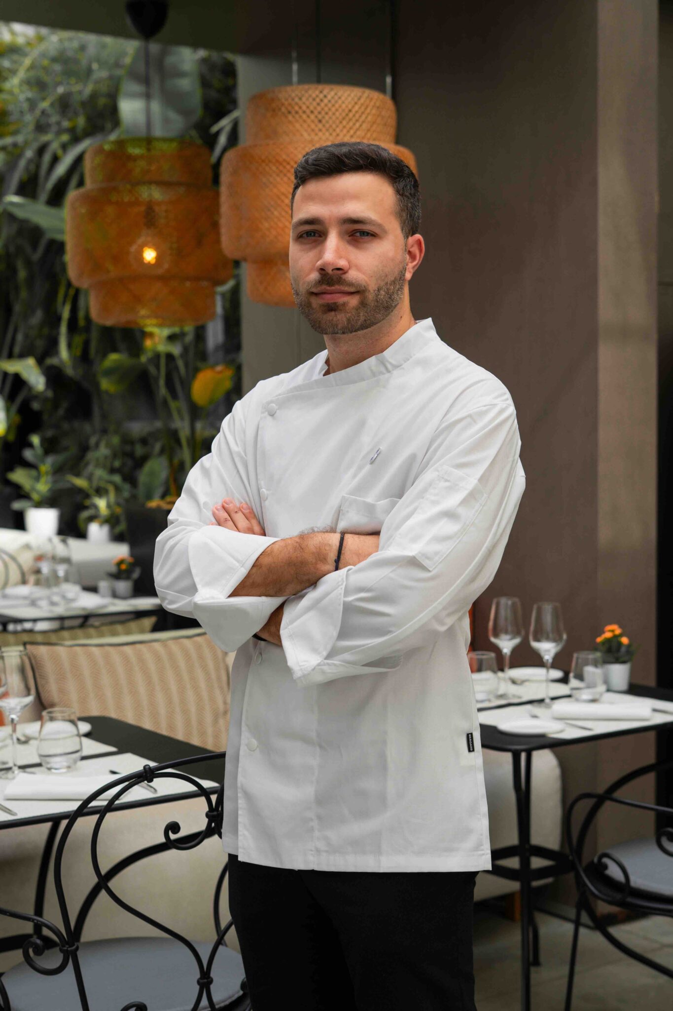 Stefano Stafie, chef au restaurant de l'hôtel de Sers à Paris © DR