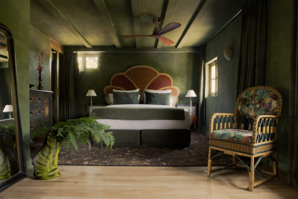 Chambre d'amis à La Folie Barbizon © Adel Slimane Fecih