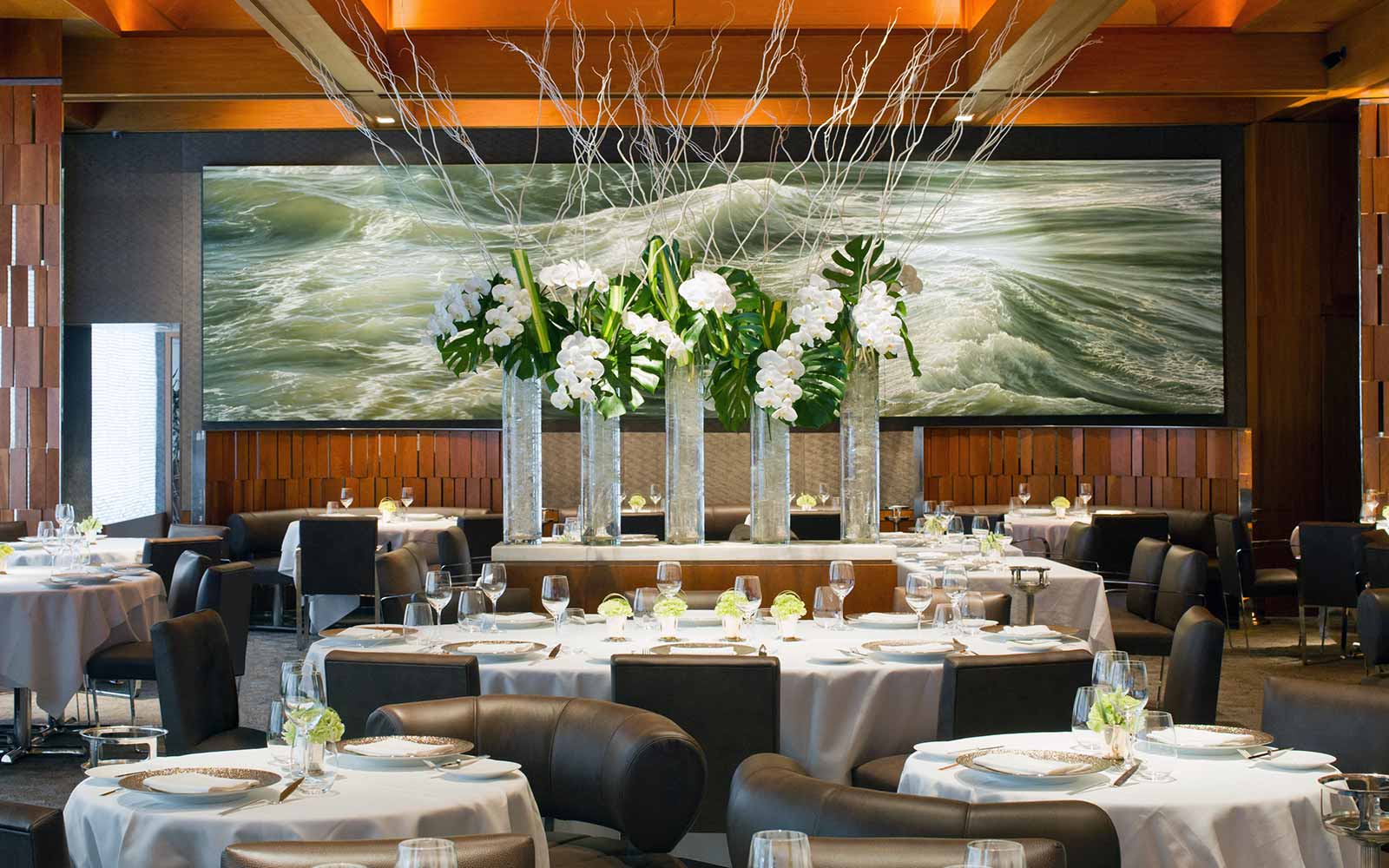 La salle du restaurant Le Bernardin à New York © Le Bernardin