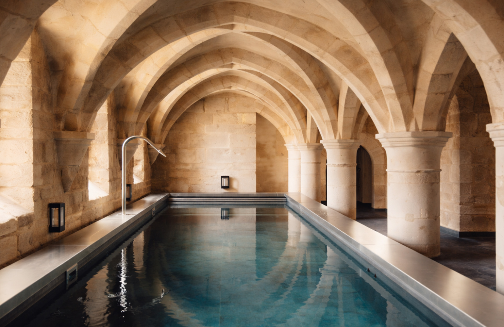 Le spa de l'hôtel en Bourgogne Les Sources de Vougeot