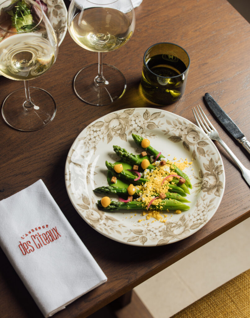 Un plat du Chef Julien Martin à l'Auberge des Cîteaux © Les Sources de Vougeot