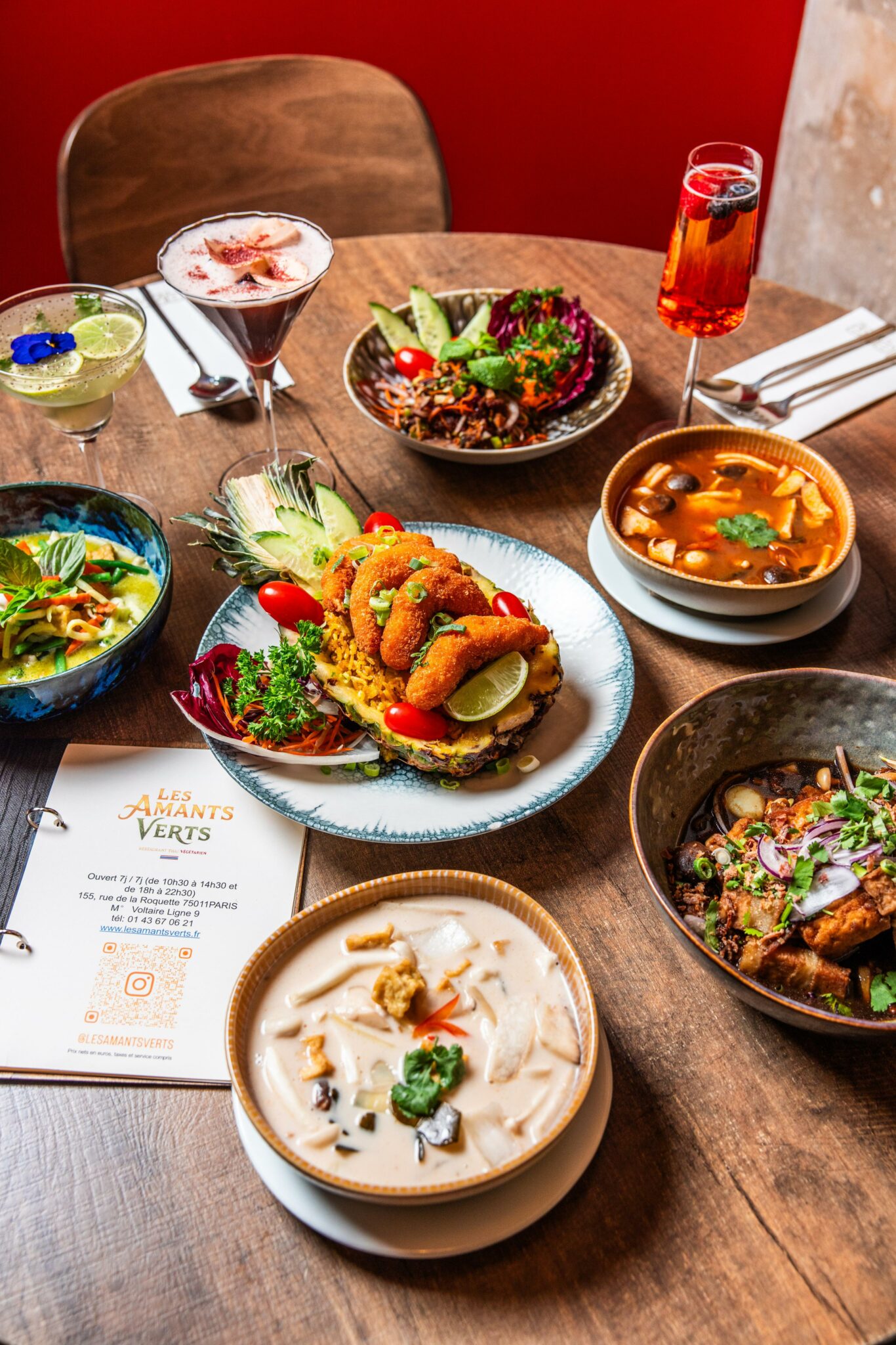 Le restaurant végétarien à Paris © Les Amants Verts