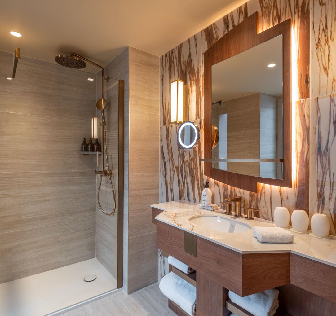 La salle de bain de luxe © La Bourdonnais