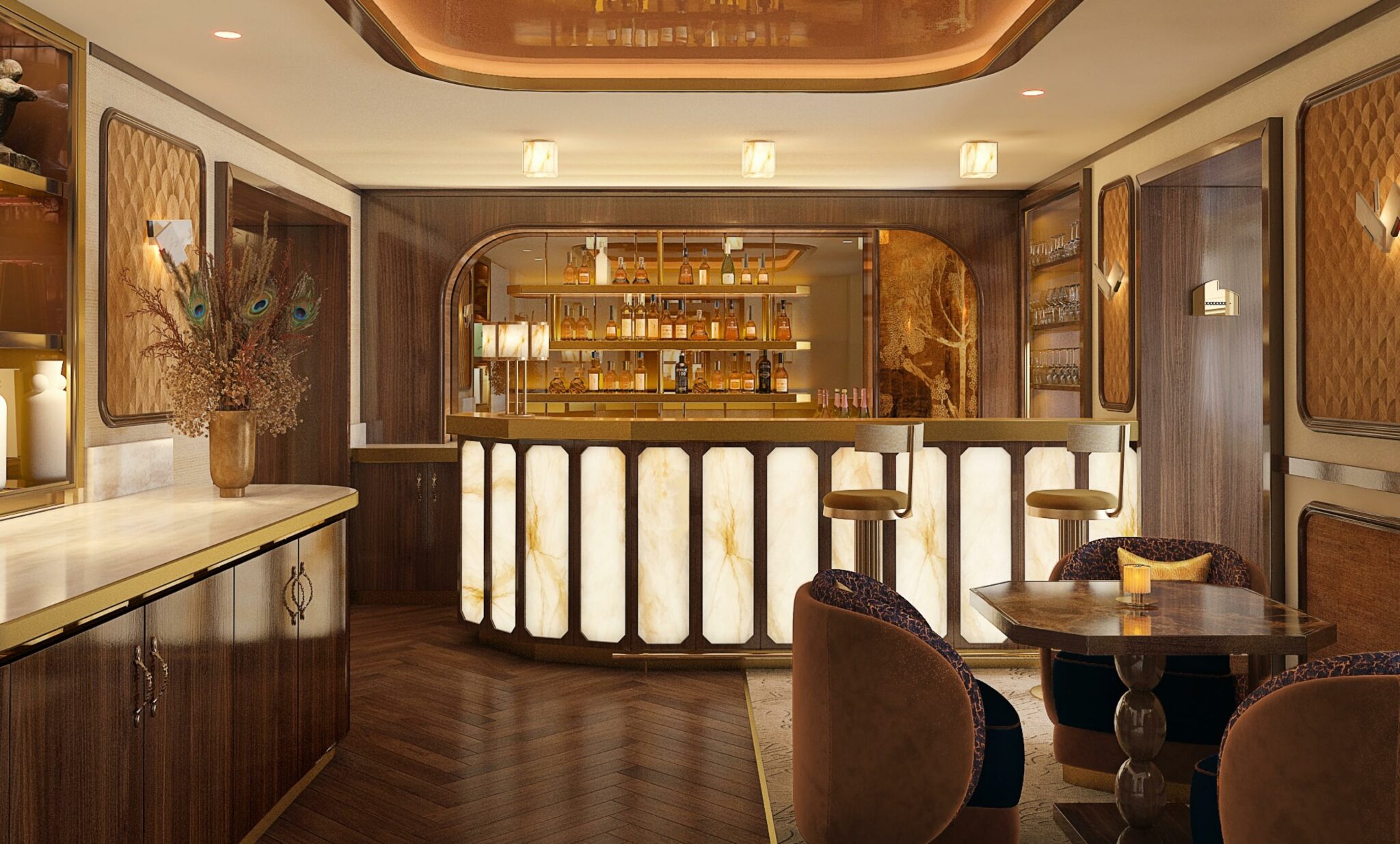 Le bar MINUIT EXPRESS © La Bourdonnais
