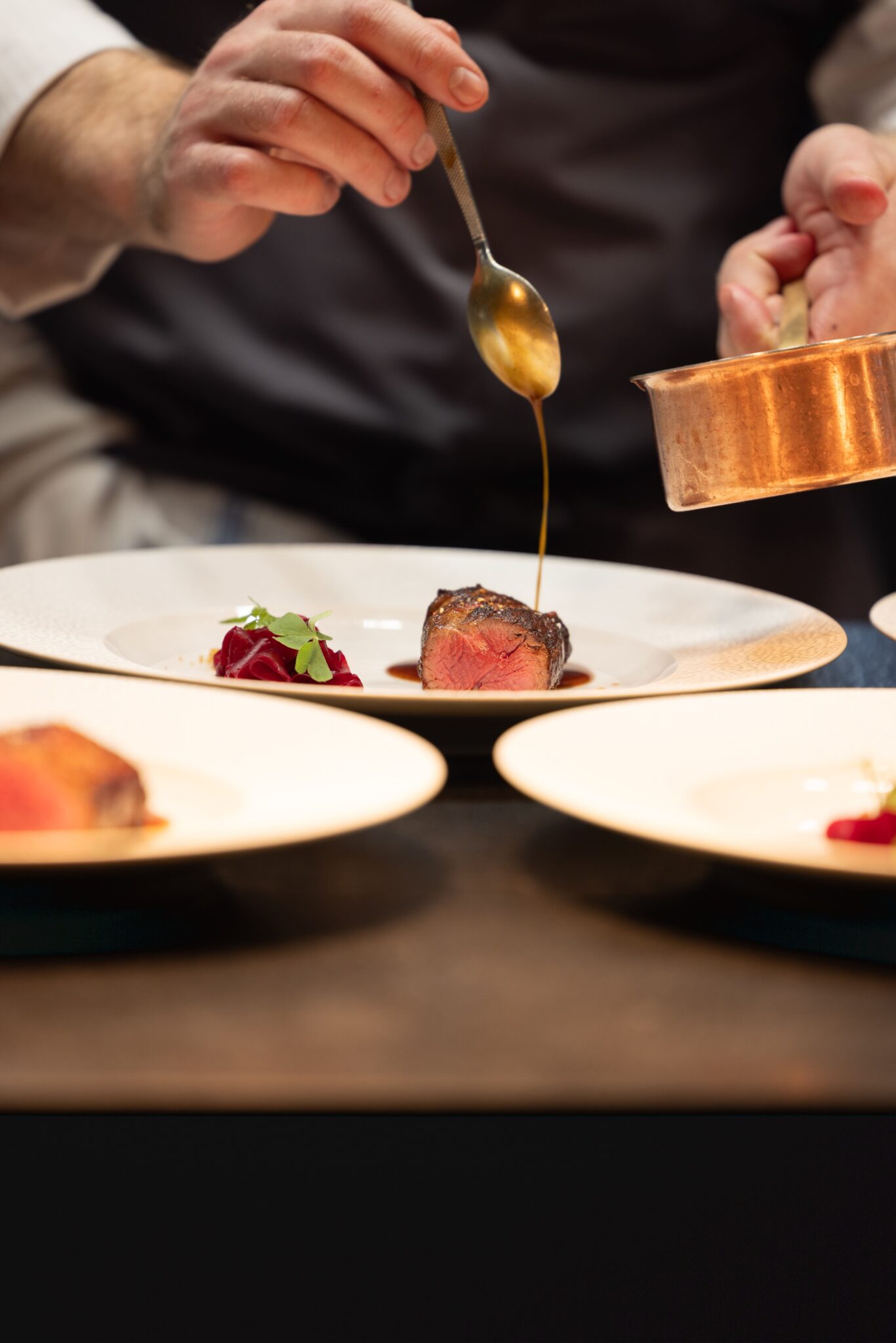 Dîner au restaurant Le 1741 © Le 1741
