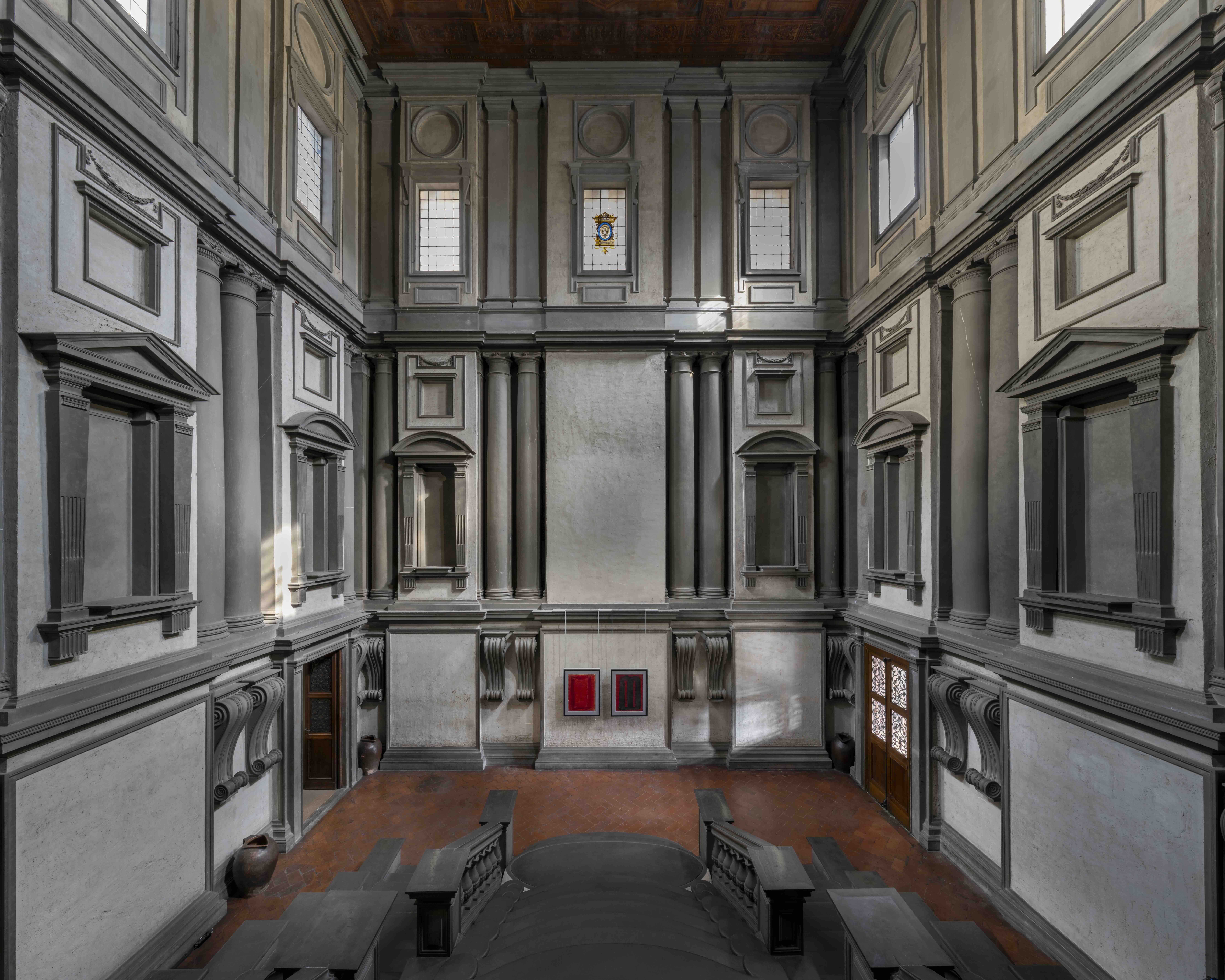 La bibliothèque Lorenzienne où voir l'exposition Rothko du Palazzo Strozzi de Florence © ElaBialkowskaOKNOstudio