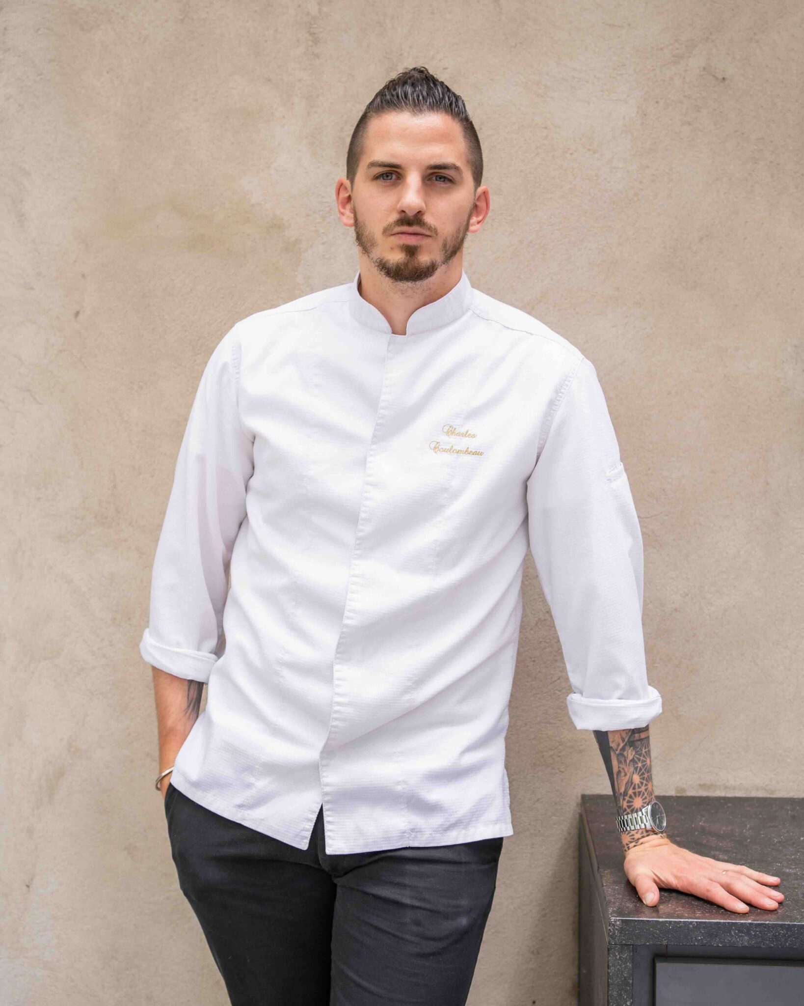 Le chef étoilé Charles Colombeau, au restaurant La Maison dans le Parc © RozaSayfullaeva
