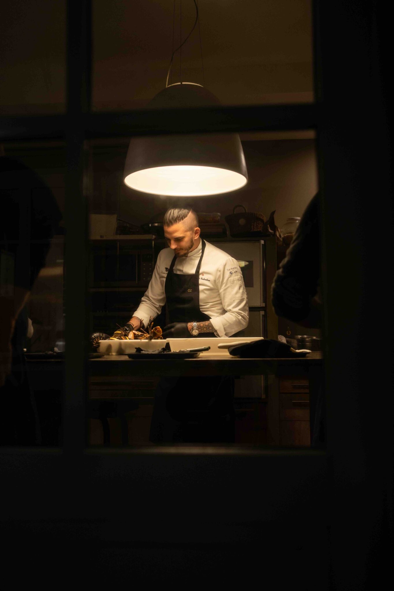 Le chef étoilé Charles Colombeau, au restaurant La Maison dans le Parc © RozaSayfullaeva