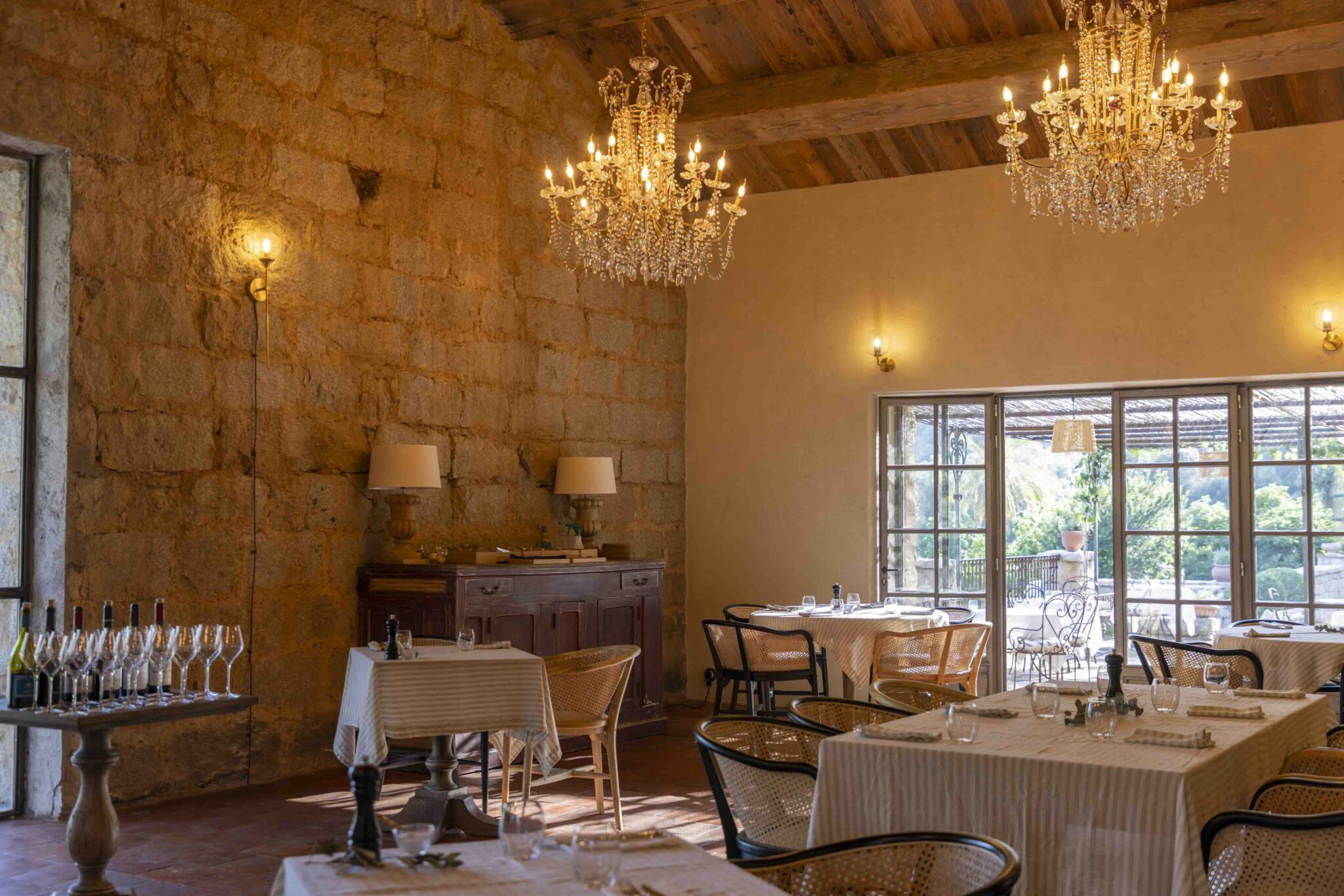 Le restaurant en Corse du Sud Le Hameau de Saparale, par le chef Jeremy Viven © Sylvain Alessandri