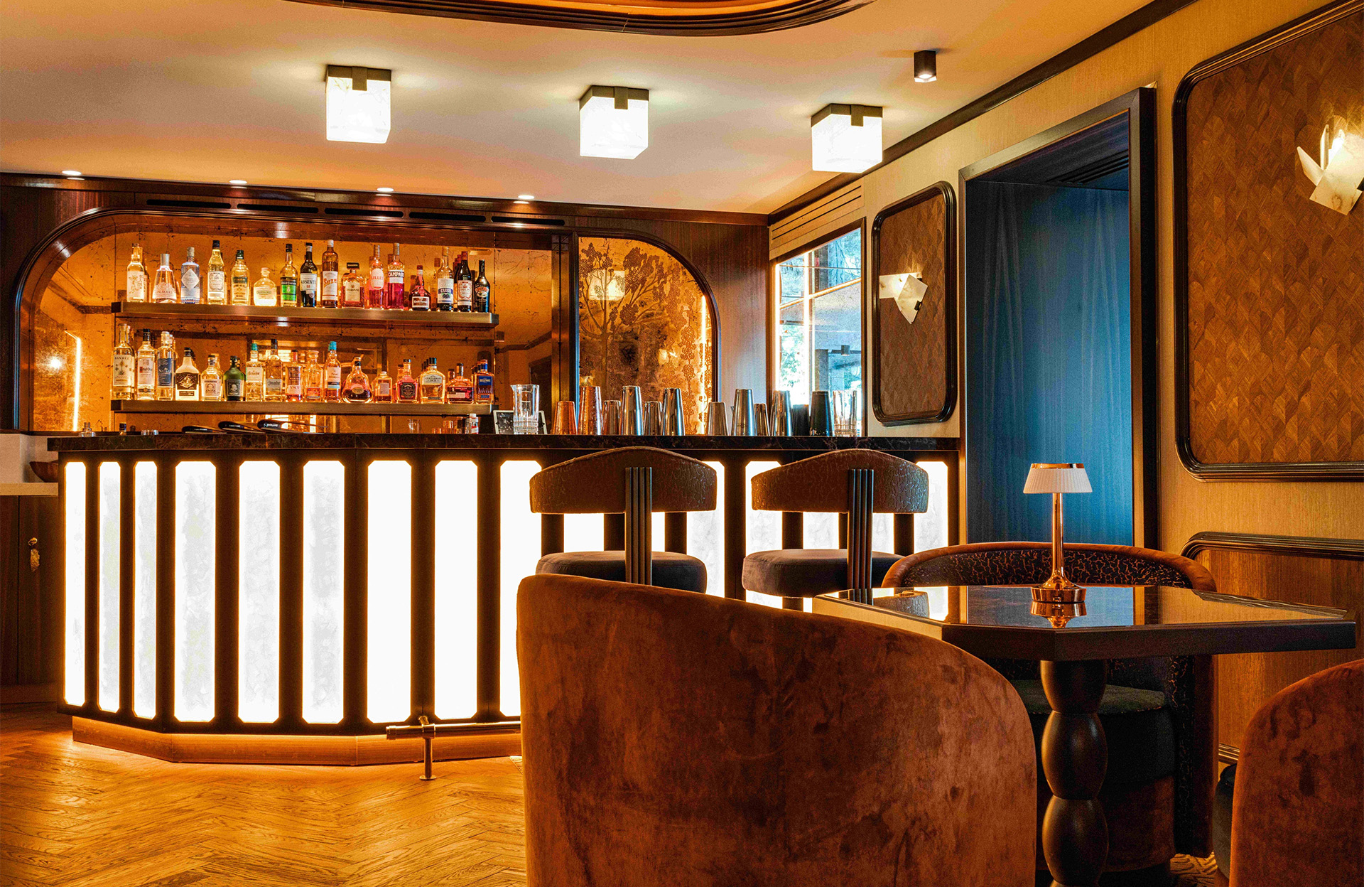 Bar Minuit Express de l'hôtel La Bourdonnais