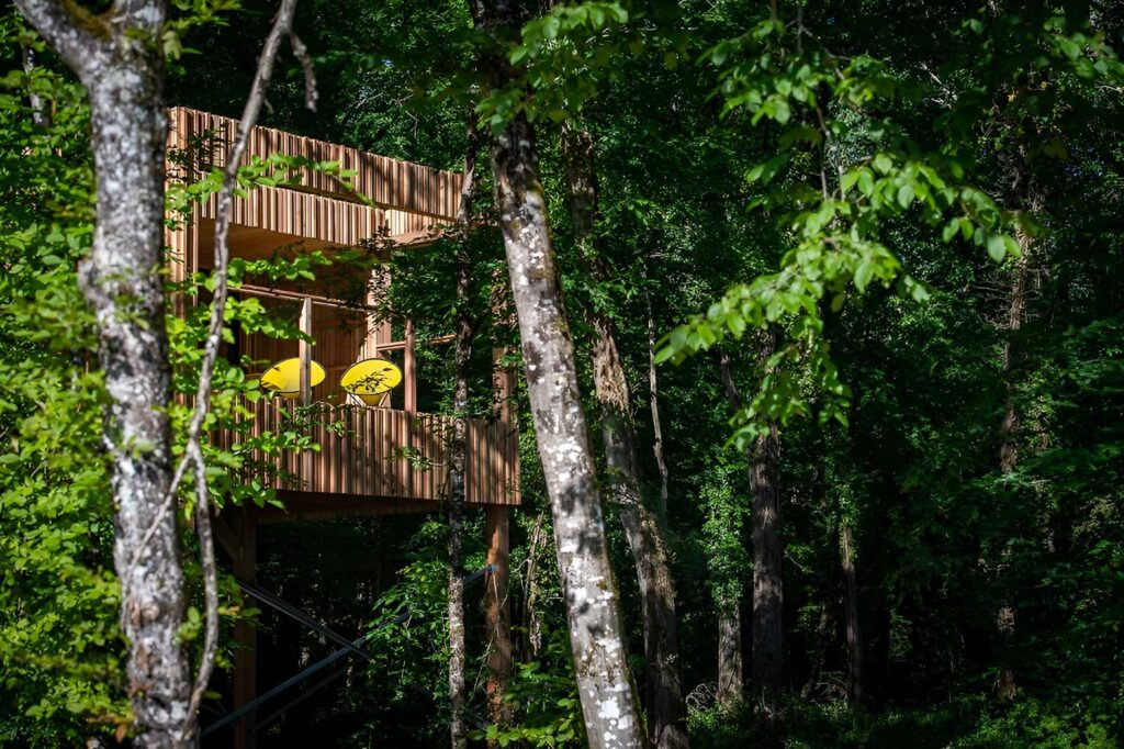 Loire Valley Lodges en forêt © Anne-Emmanuelle Thion