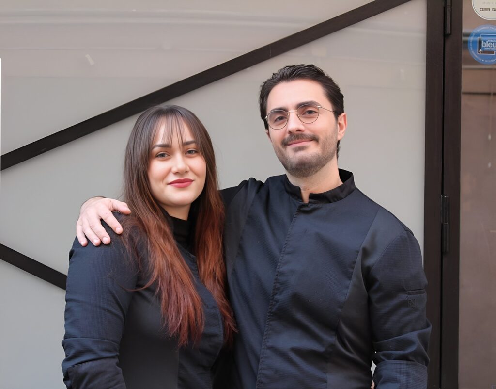 Pauline Cleret et Quentin Dumas, fondateurs du restaurant Aux Papillons à Aix-en-Provence © auxpapillonsrestaurant