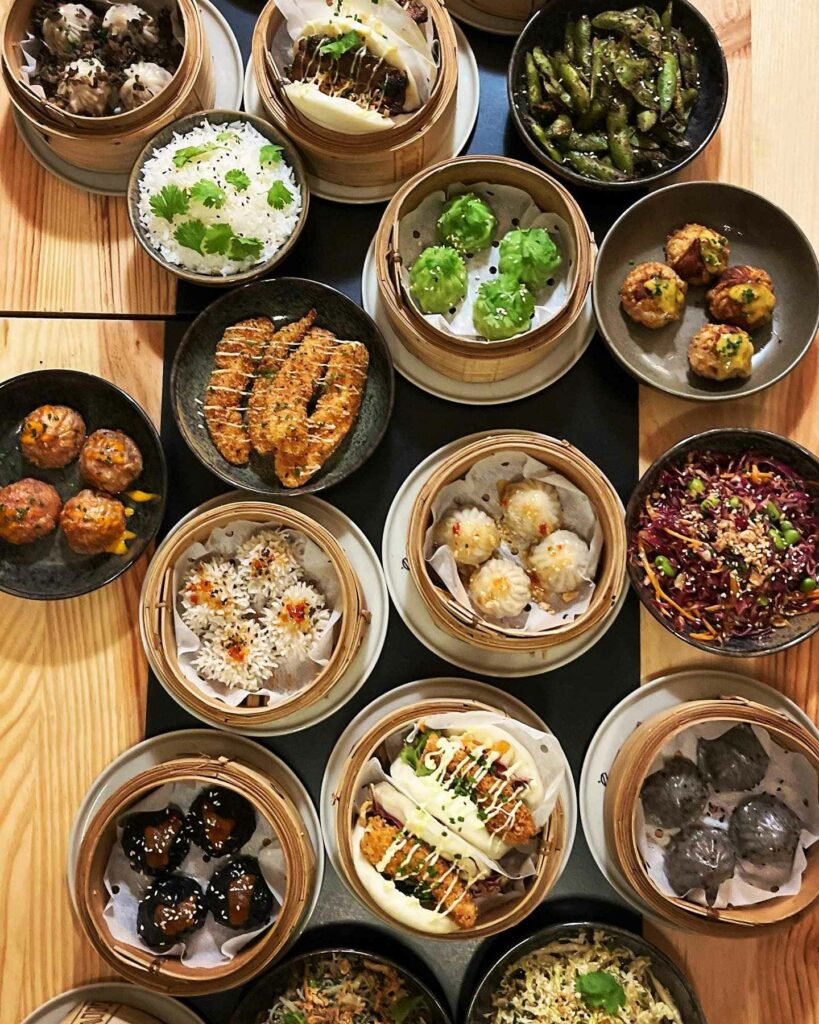 Sélection de dim sum à partager chez Les P’tites Bouchées © Les P’tites Bouchées