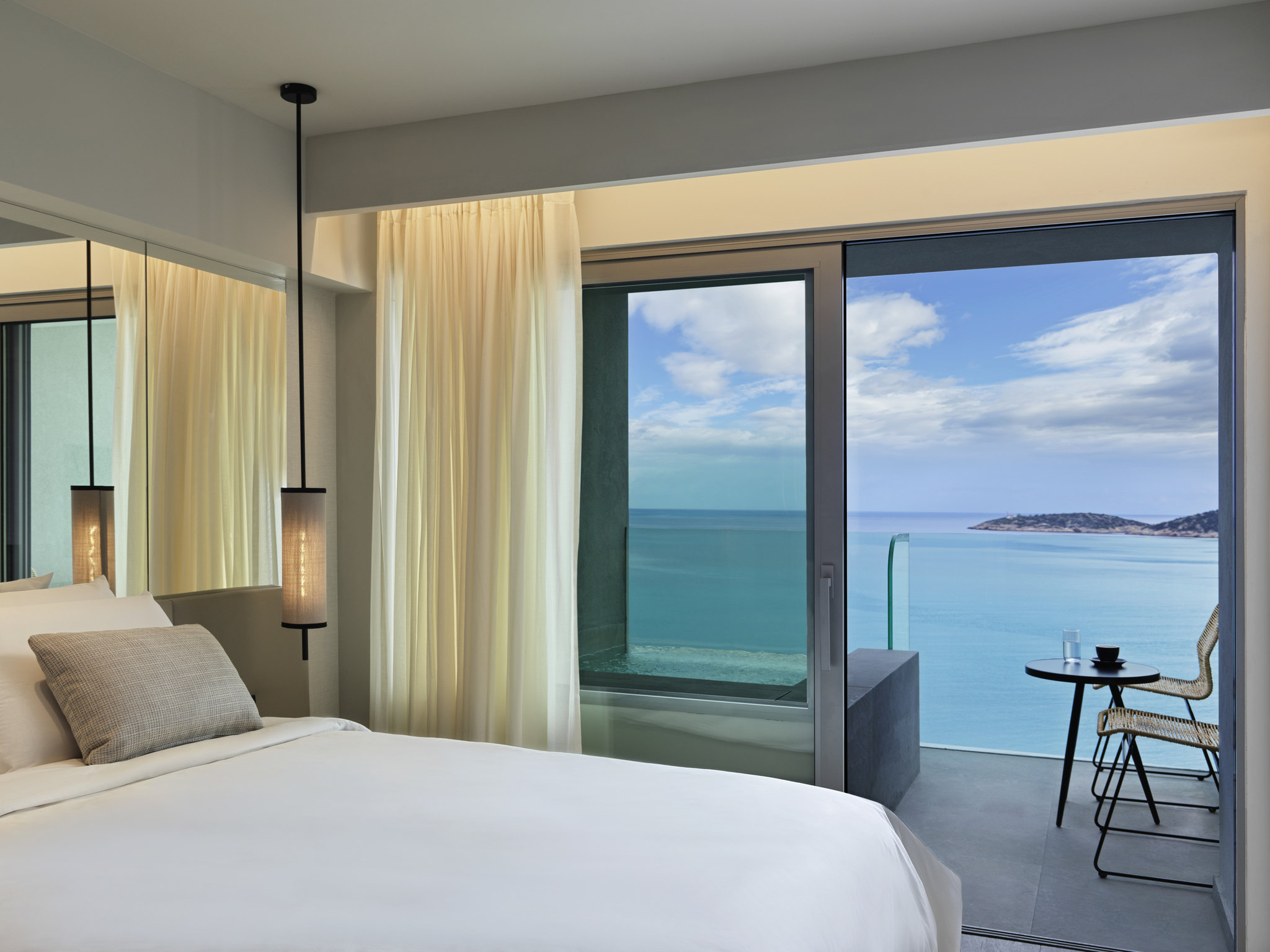 La chambre avec vue sur mer © Niko Seaside Resort Crète