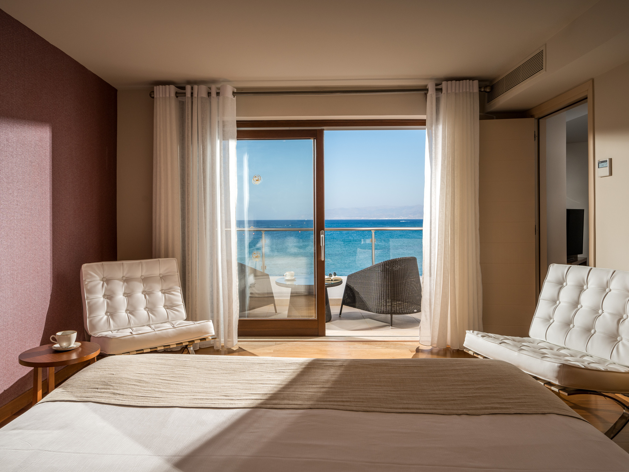 Une chambre de l'hôtel de luxe en Crète © Creta Maris Resort