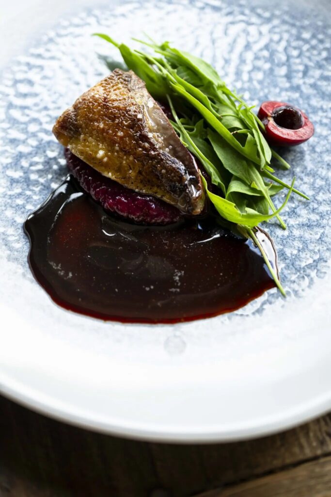Plat gastronomique au Loire Valley Lodges, pour un séjour gourmand proche de Paris © Geraldine Martens