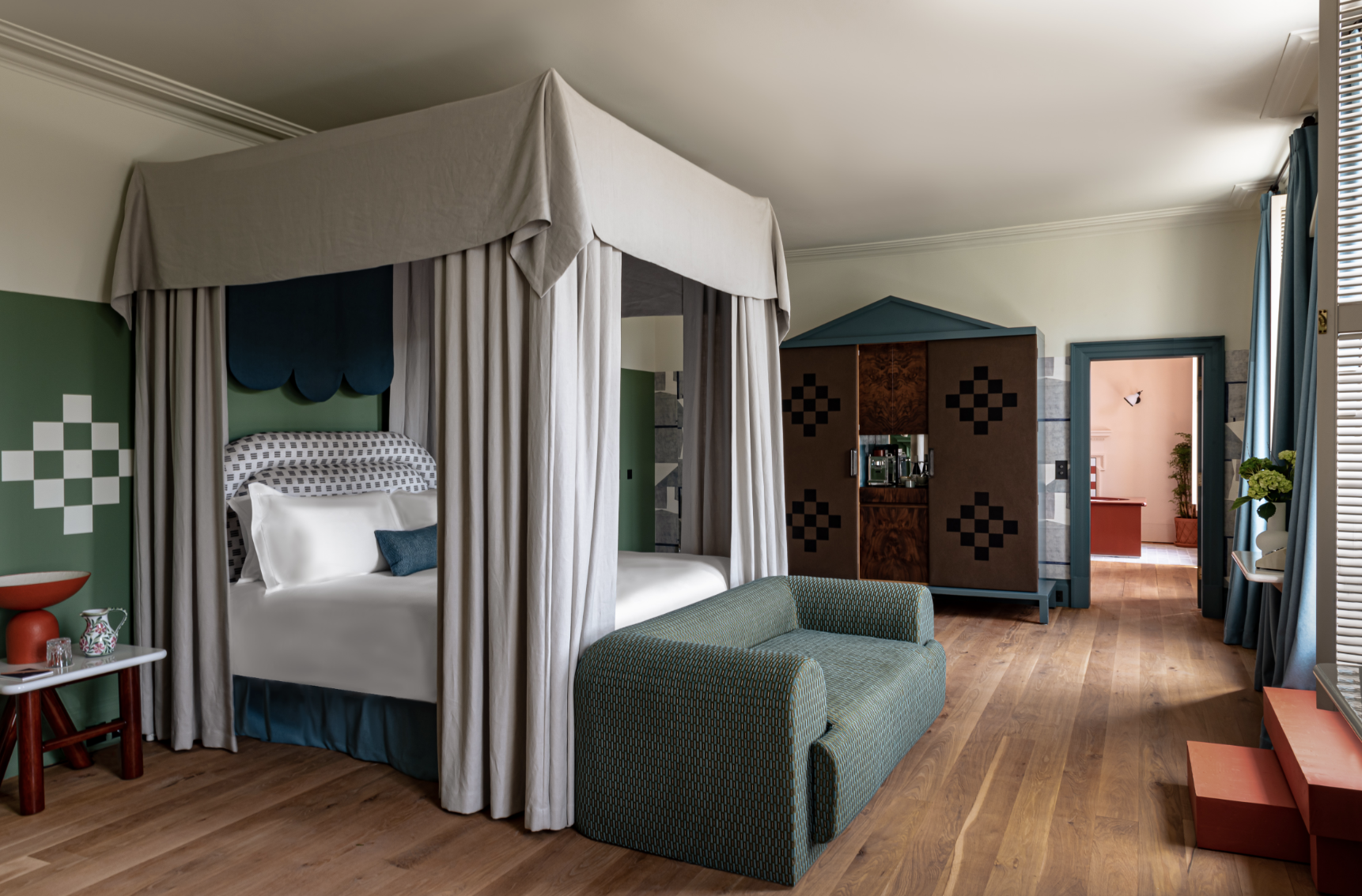 Une des chambres de l'hôtel © DR