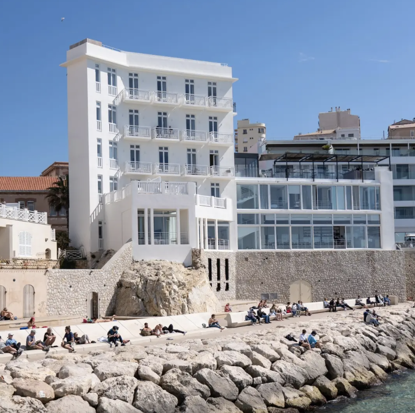 L'hôtel à l'allure Art Déco © Les Bords de Mer