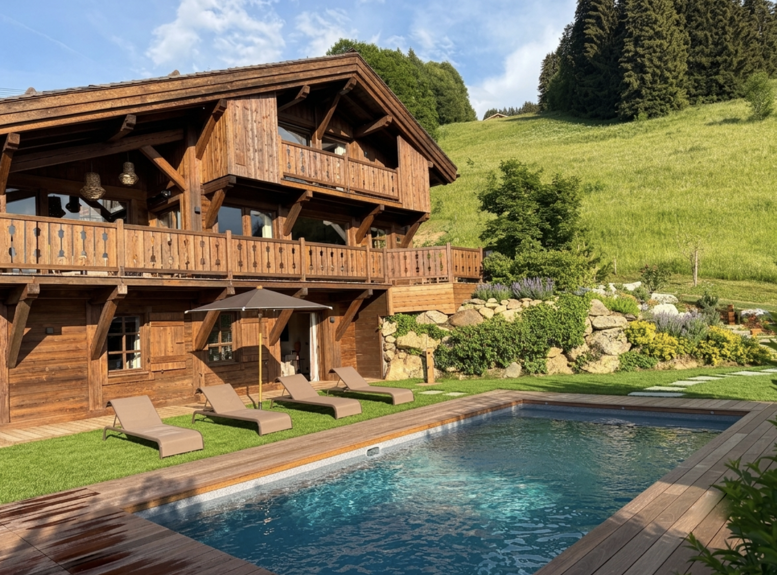 Le Chalet du Bois d'Argent © Les Chalets des Fermes