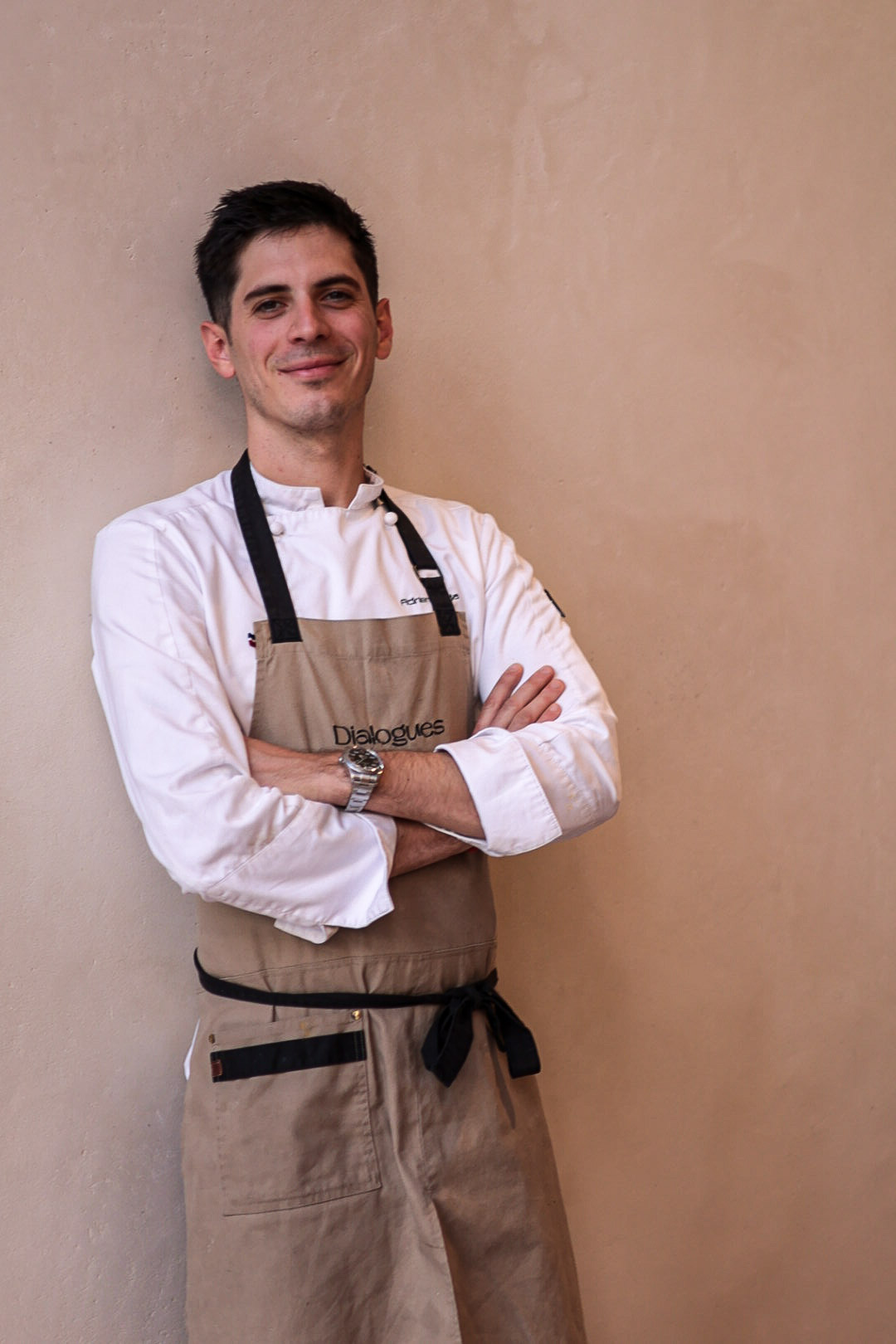 Le chef Adrien Zedda au restaurant de Biarritz Dialogues © Garbure et Xipiron