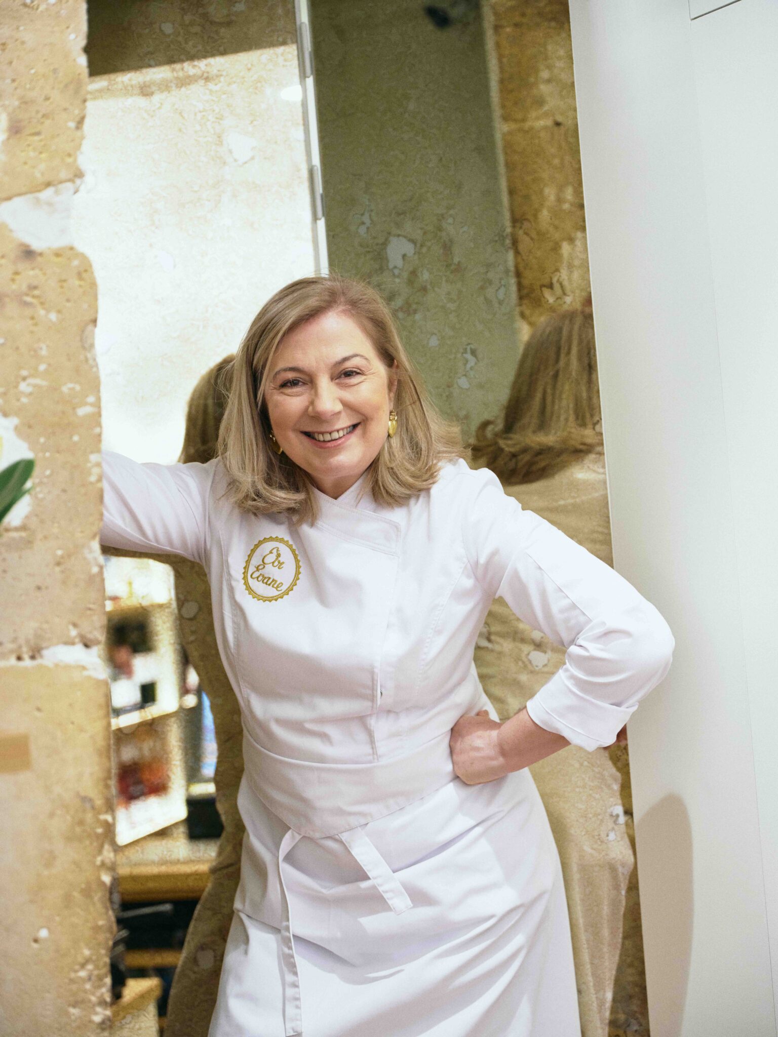 La cheffe Dina Nikolaou au restaurant Evie Evane © Pierre Lucet Penato