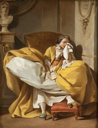 Scène de vie aristocratique dans un hôtel particulier du XVIIIe siècle © Musée des Arts décoratifs