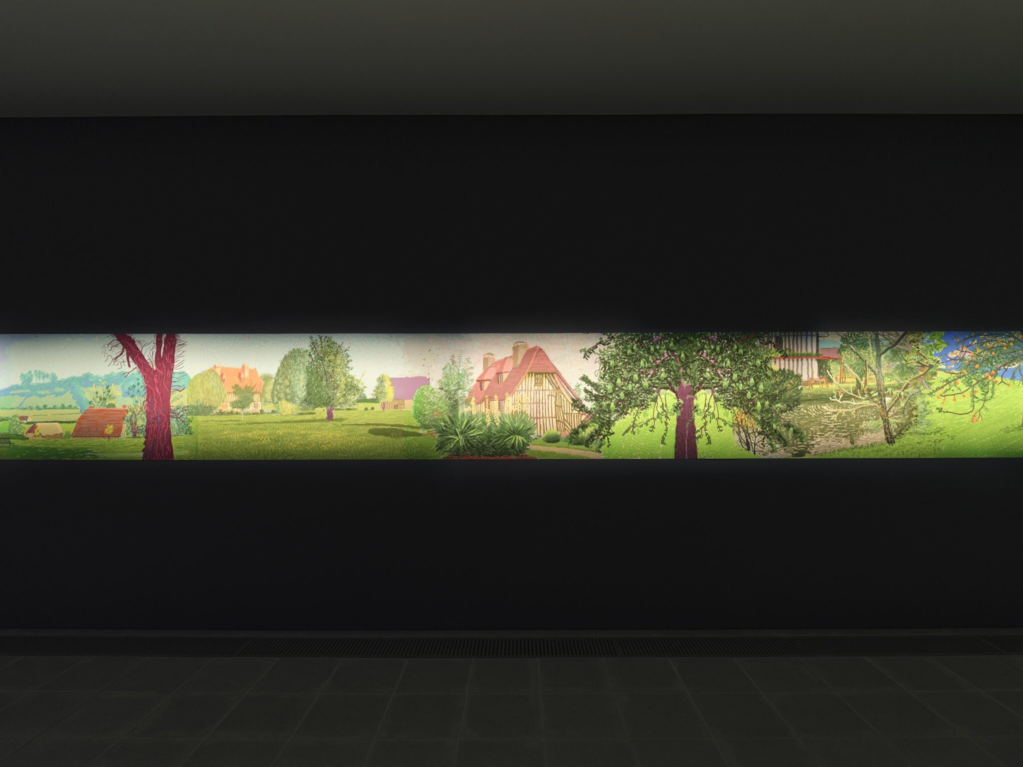 A Year in Normandie and Some Other Thoughts about Painting, installation view, Serpentine North, 2026 © David Hockney. George Darrell