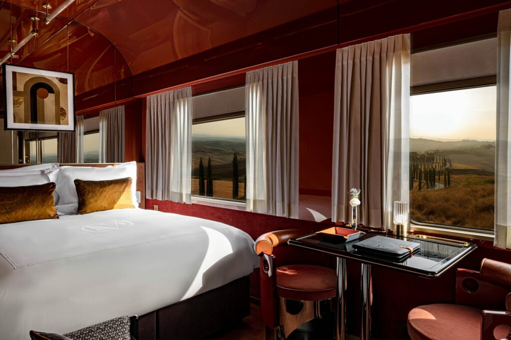 Suite du train de luxe Dolce Vita Orient Express © La Dolce Vita Orient Express
