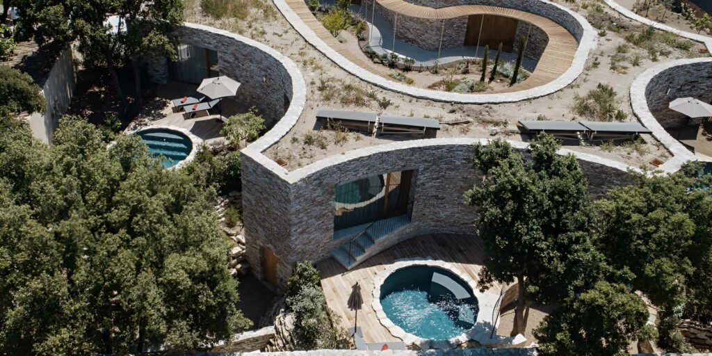 Suites avec piscine privée près de Bonifacio en Corse-du-Sud © A Speranza