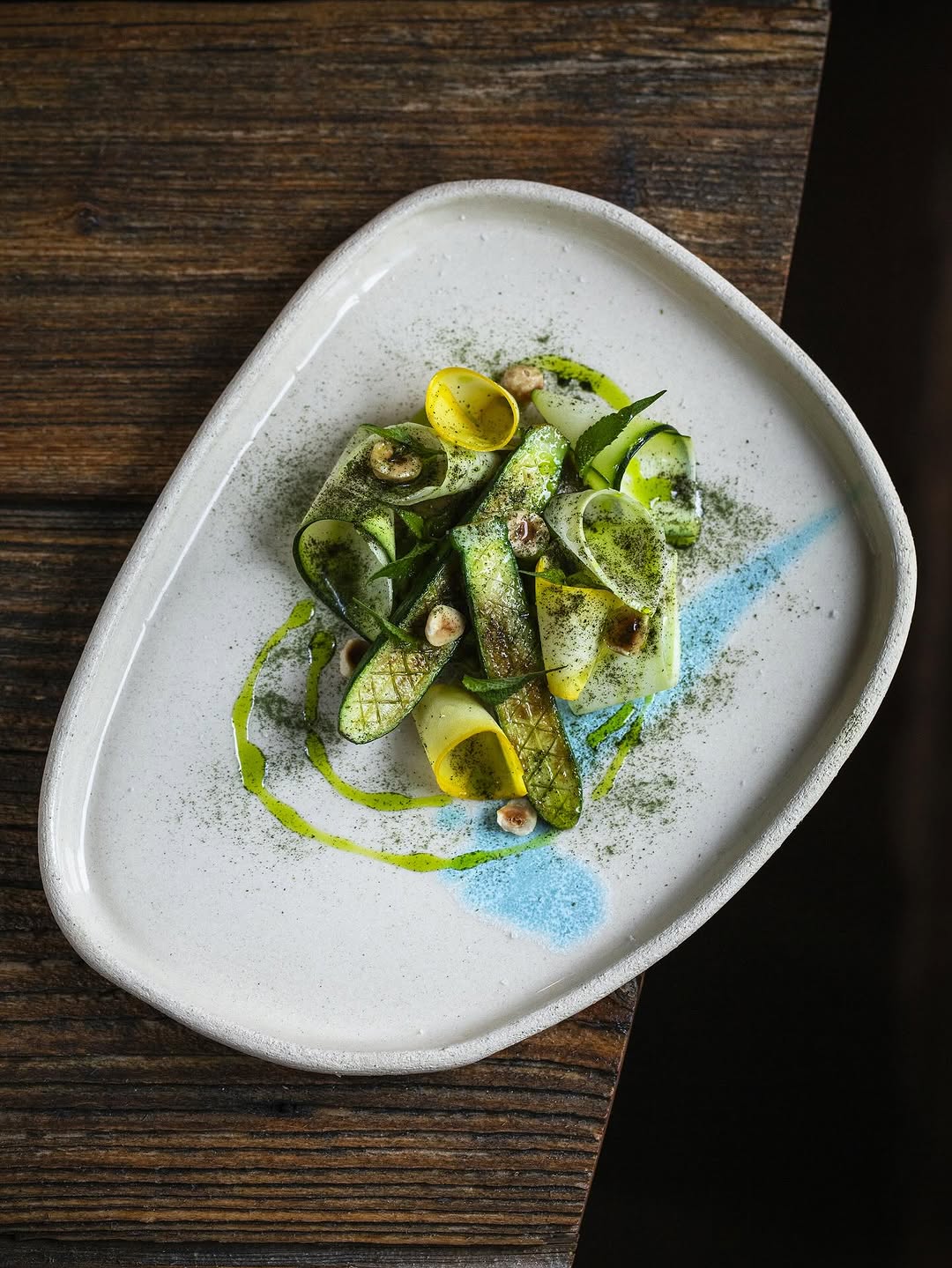 Un menu végétarien au restaurant Maltacina © Matthieu Cellard