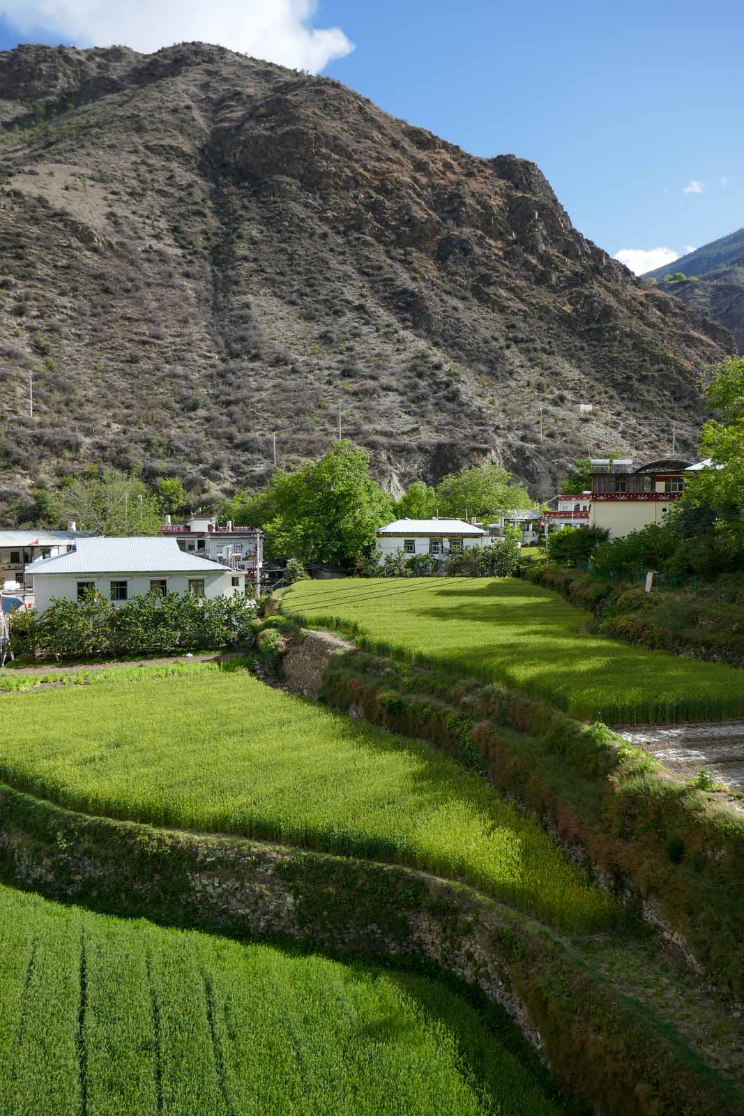 La vue sur la vallée depuis l'hôtel Songtsam Benzilan Lodge © Pierre Gunther