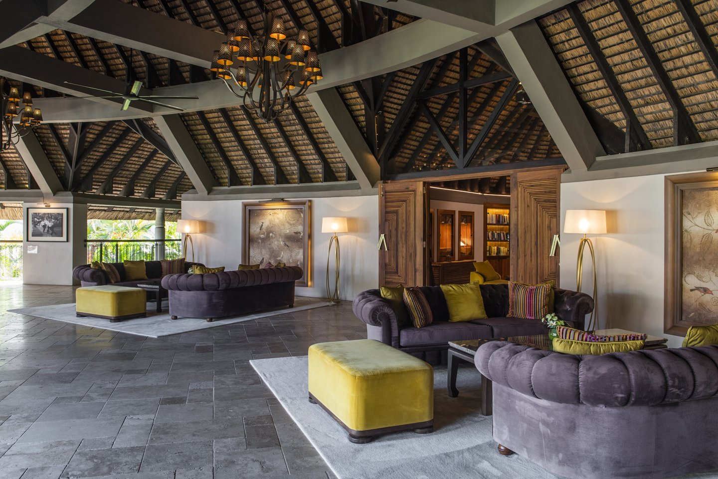 La reception de l'hôtel © Royal Palm Beachcomber Luxury
