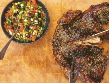 Recette du poulet en crapaudine marinade barbecue d’Hugo Desnoyer