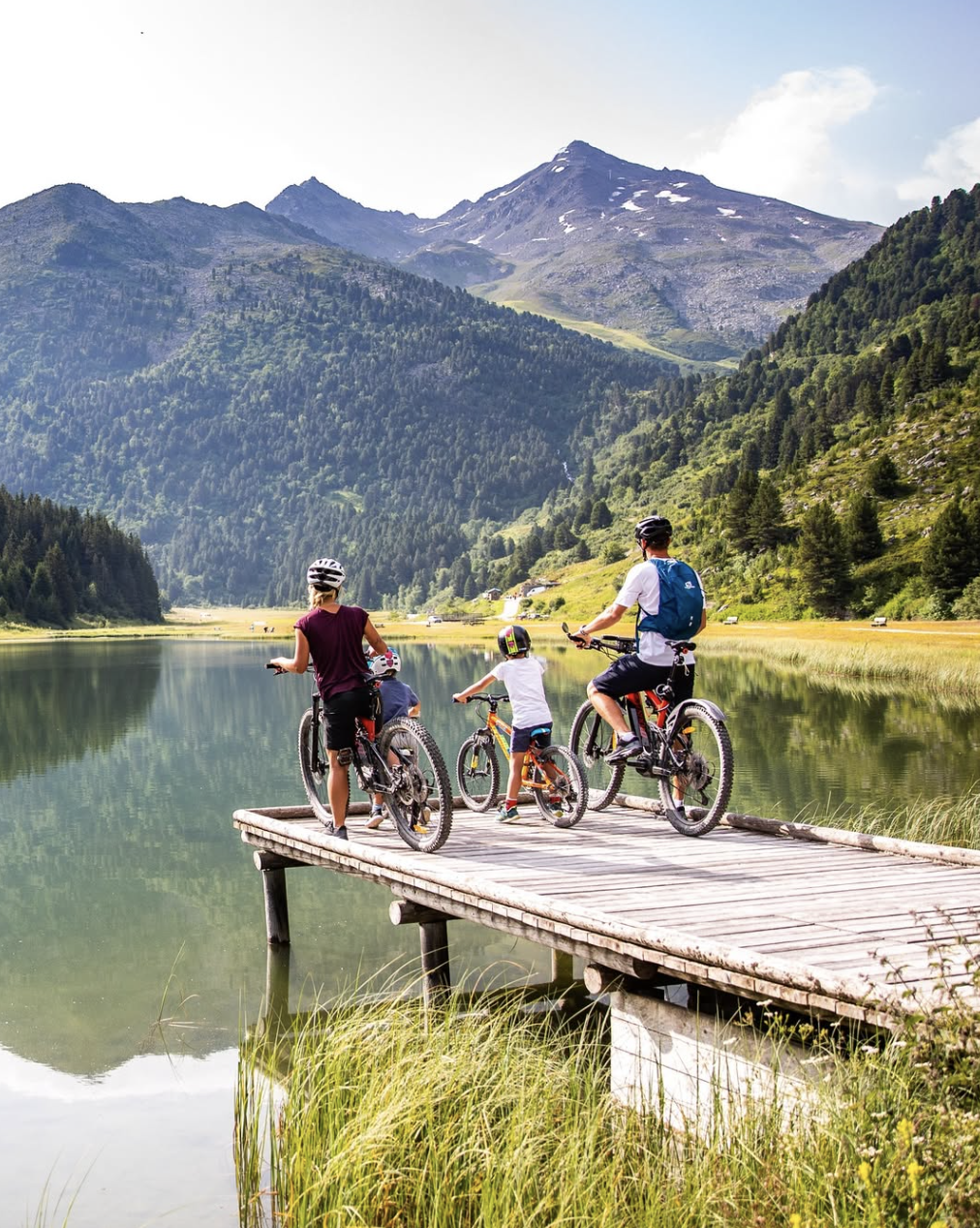 En été, on troque les skis contre un VTT à Méribel © La Chaudanne