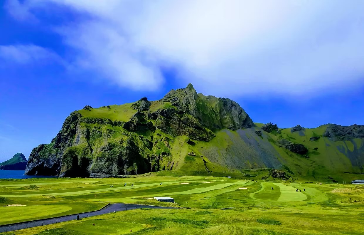 Faire du golf en Islande au Vestmannaeyjar Golf Club © gvgolf