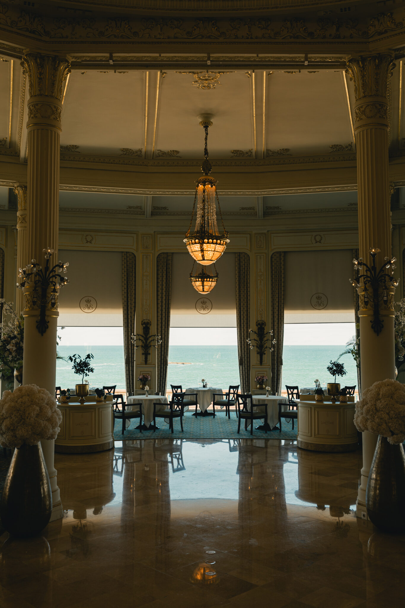 Le restaurant gastronomique La Rotonde © Mathieu Bonnevie
