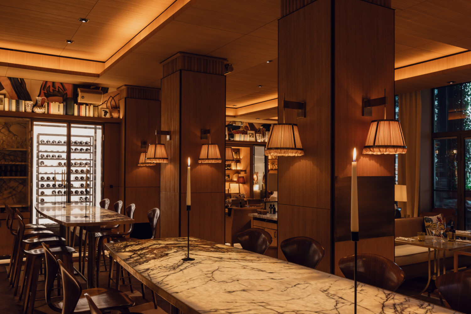 Le restaurant de l'hôtel le Brach Paris © Nolwenn Pernin