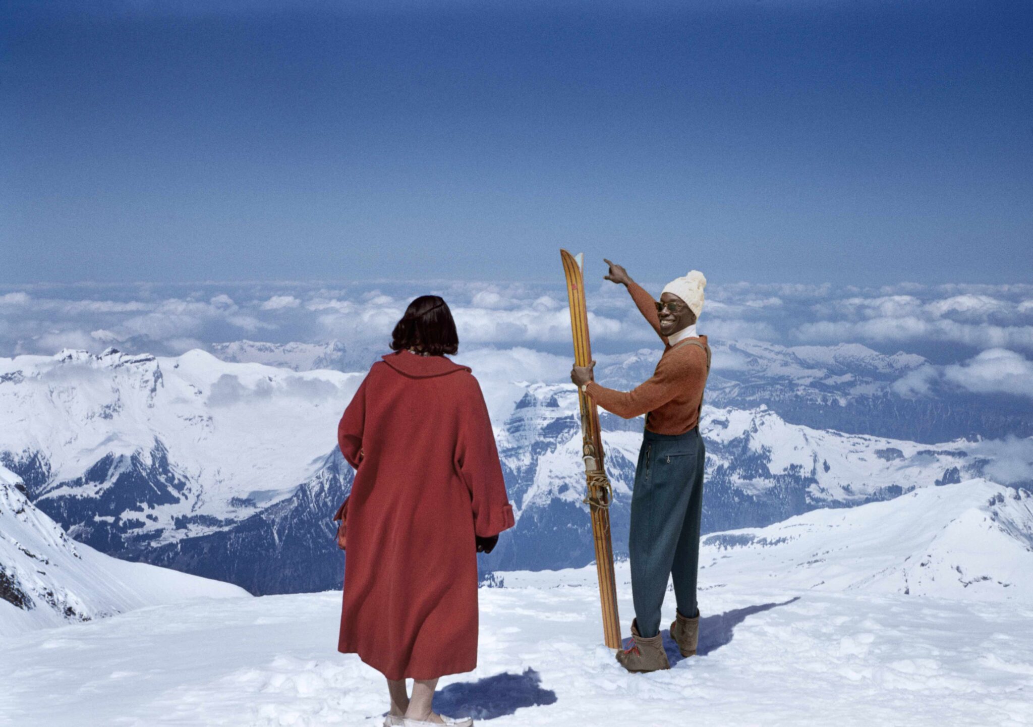Lee Shulman et Omar Victor Diop, Being There, 2023Avec l’aimable autorisation des artistes