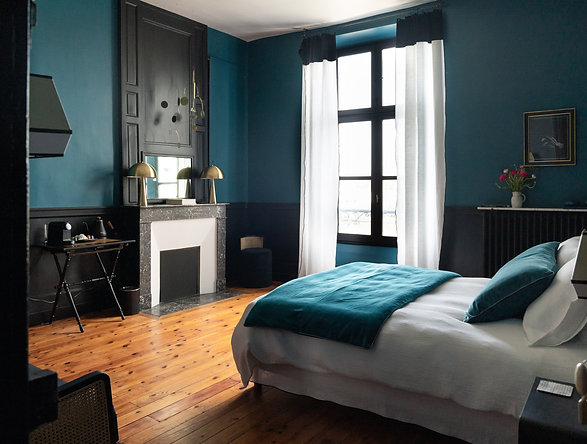 La chambre Myrte © Maison Hulotte