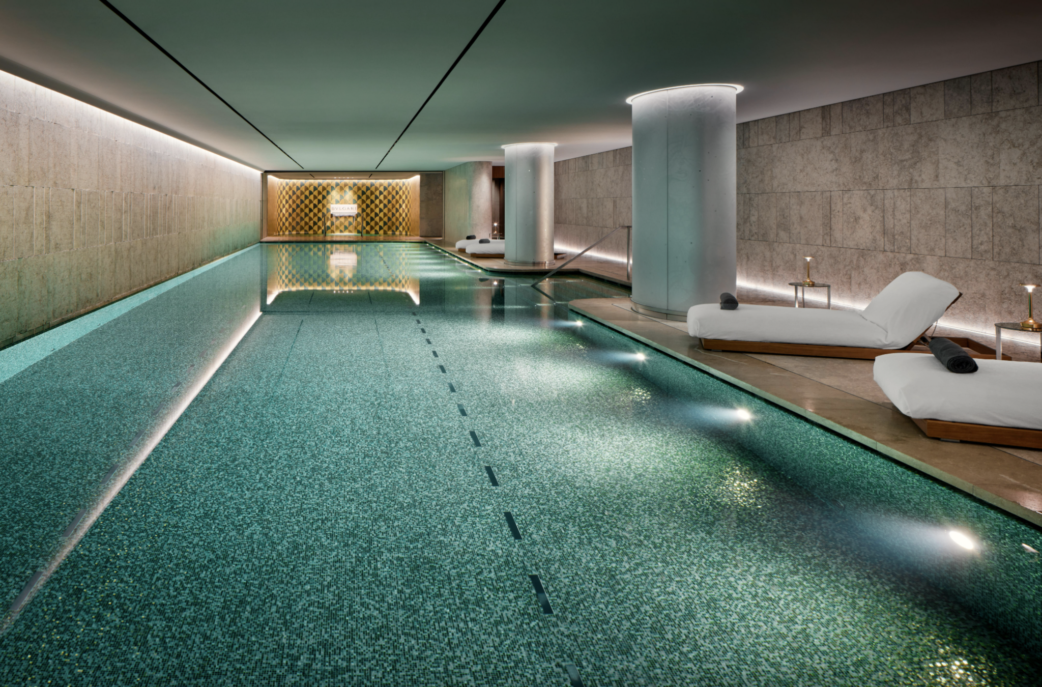 Les plus belles piscines d’hôtels de Paris © Bvlgari Paris