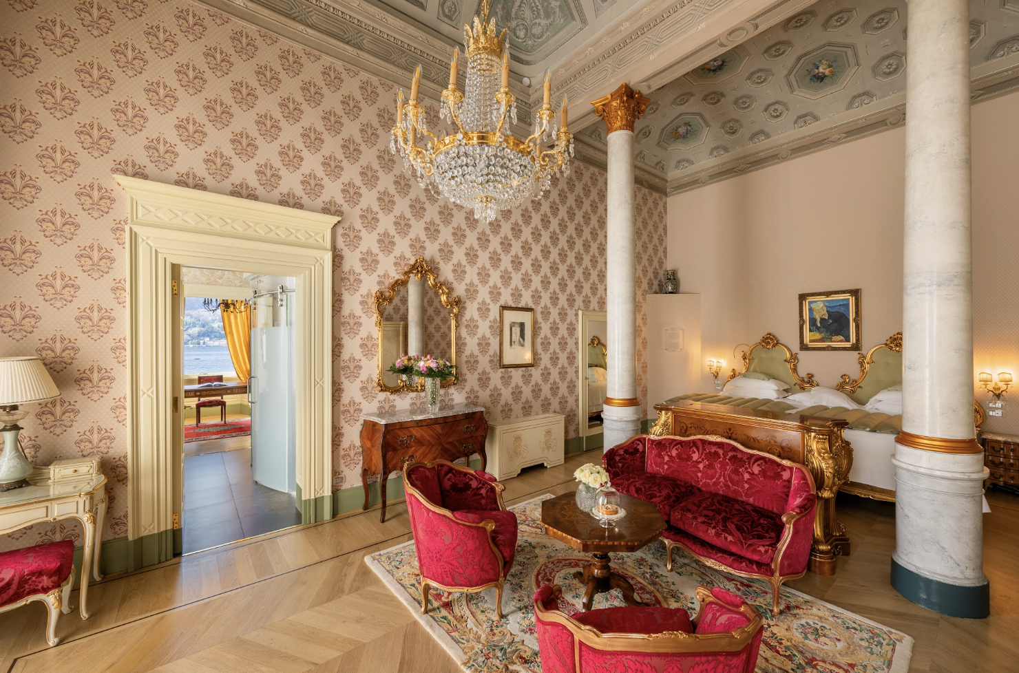La suite Kennedy du Grand Hôtel Villa Serbelloni © Grand Hôtel Villa Serbelloni