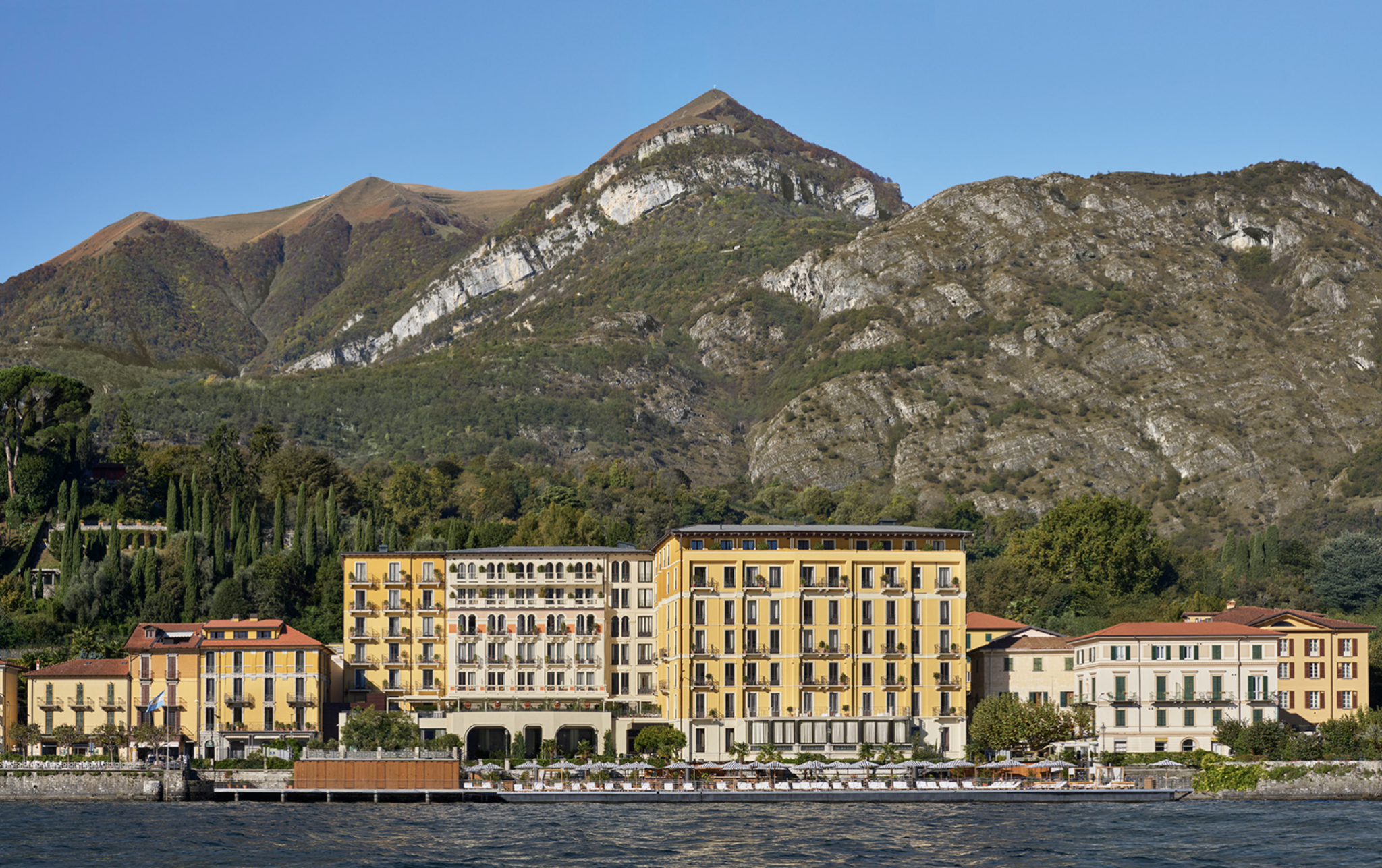 La vue de l'hôtel depuis le Lac de Côme © The Lake Como EDITION
