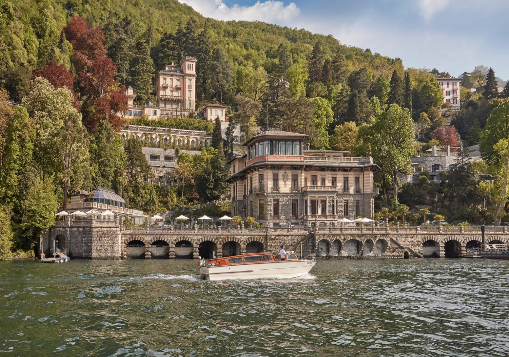Le Mandarin Oriental sur les berges du Lac de Côme © Mandarin Oriental, Lago di Como