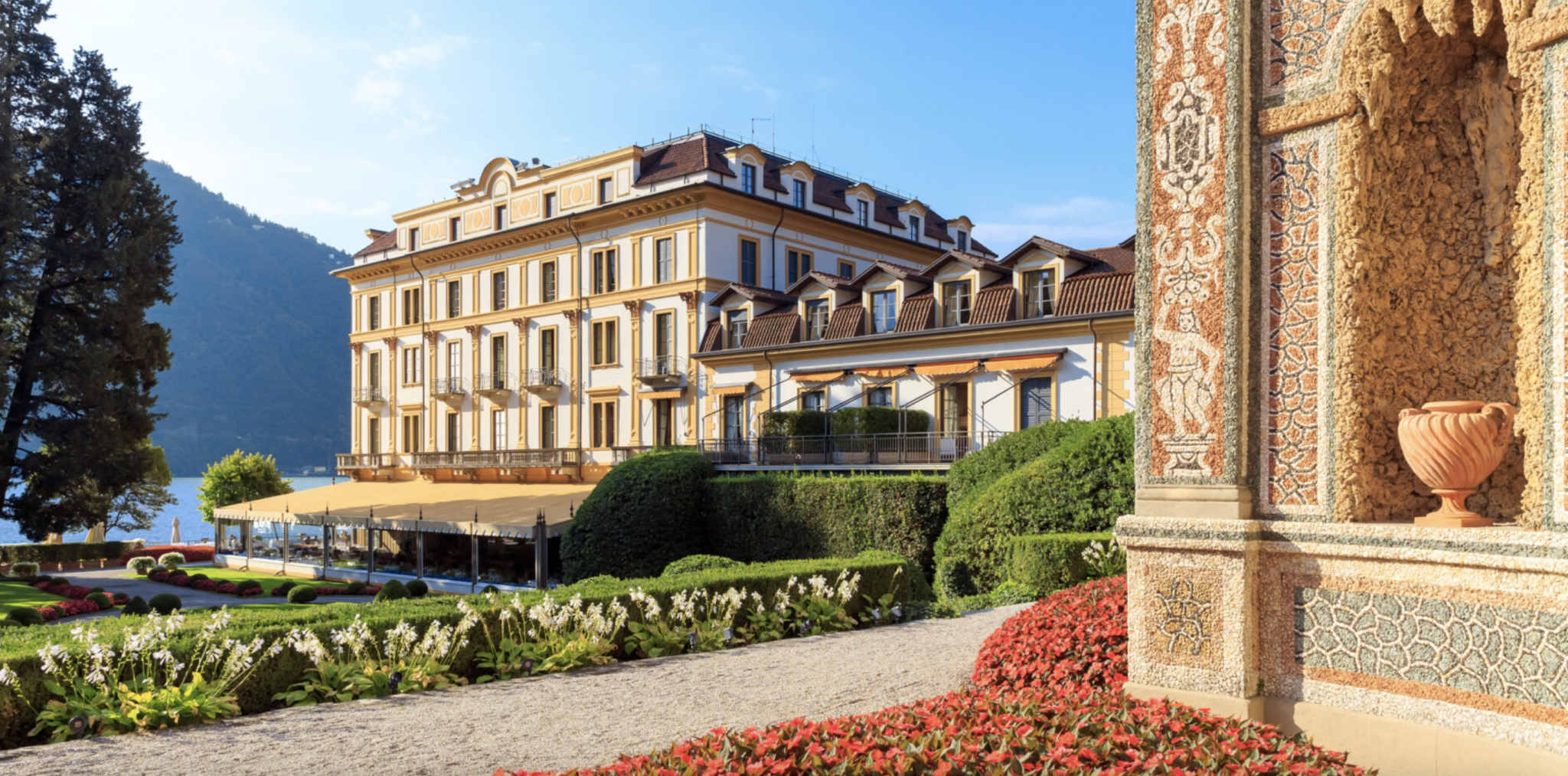 La Villa d'Este, un des plus beaux hôtels du Lac de Côme © Villa d'Este